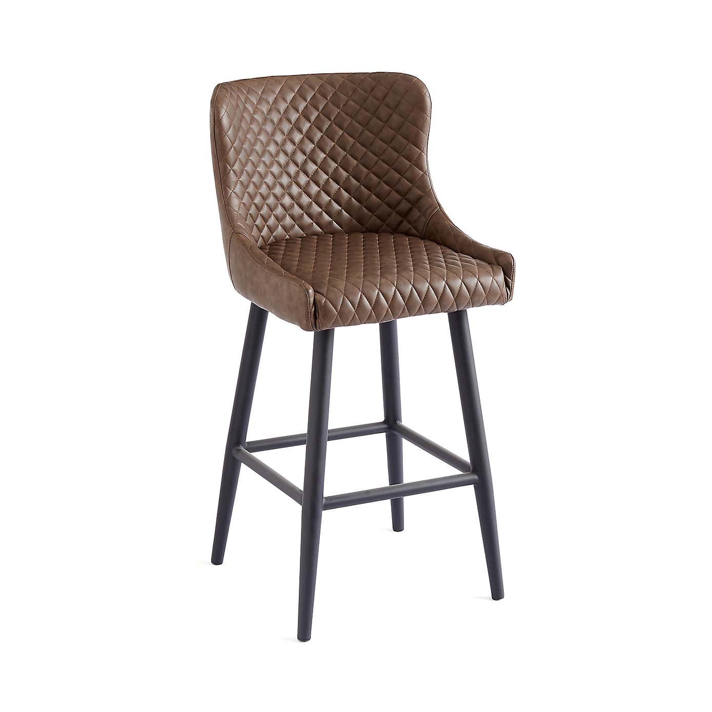 Montreal Counter Height Bar Stool, Faux Leather