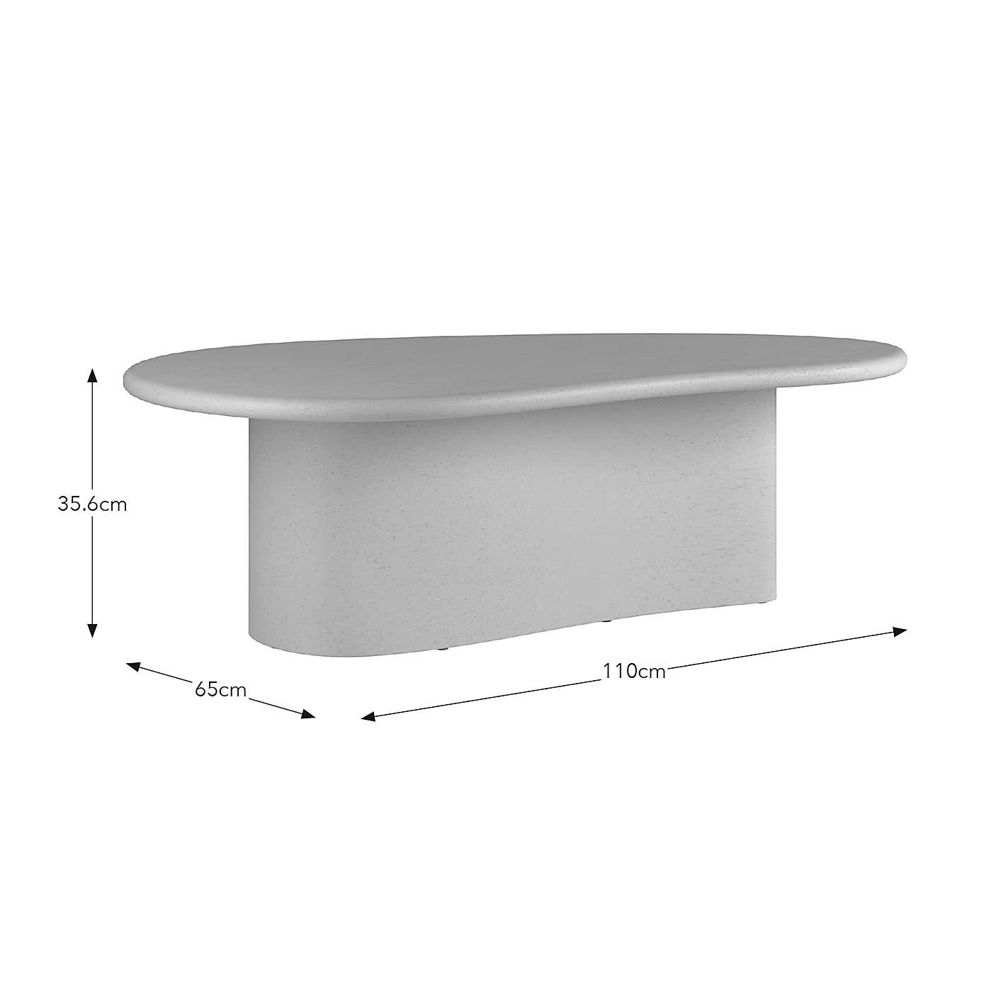 Rana Concrete Coffee Table
