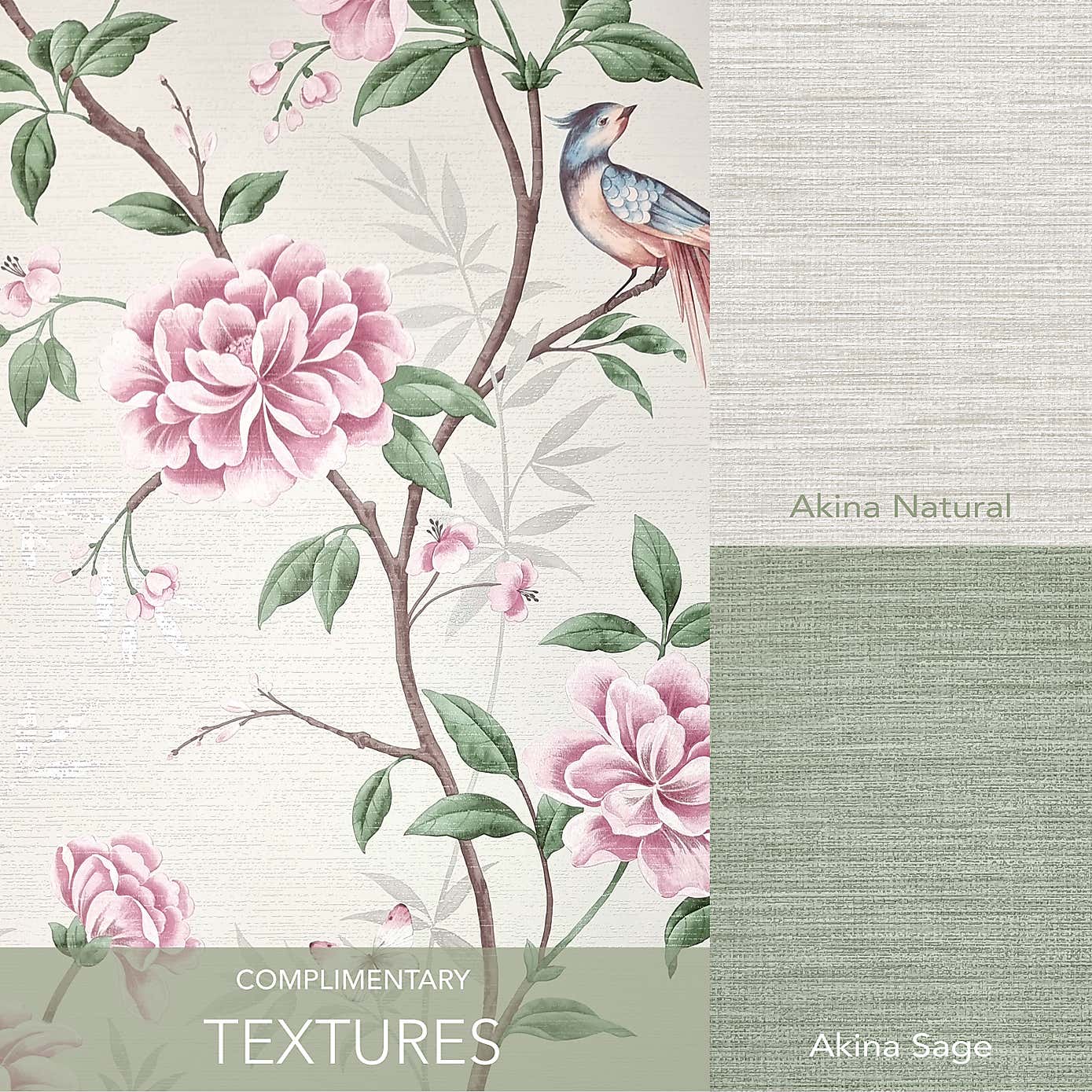 Akina Floral Wallpaper