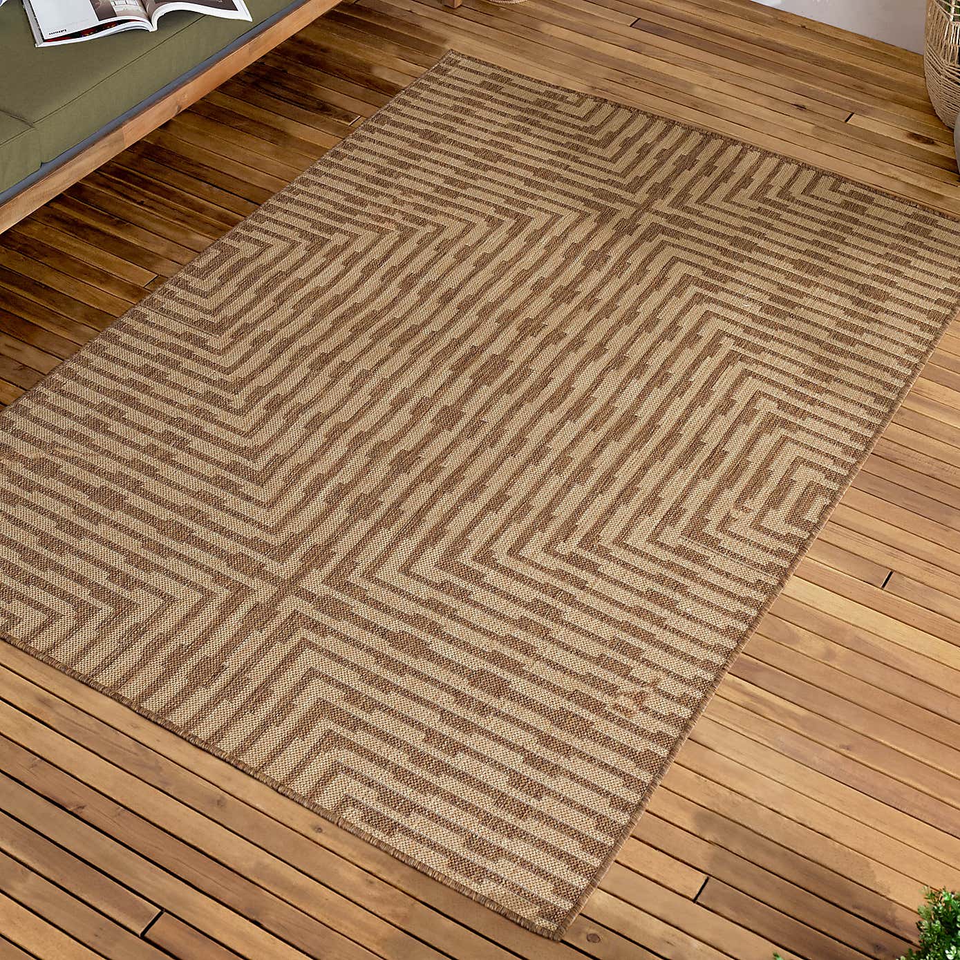 Yard Sandown Jute Effect Indoor Outdoor Rug