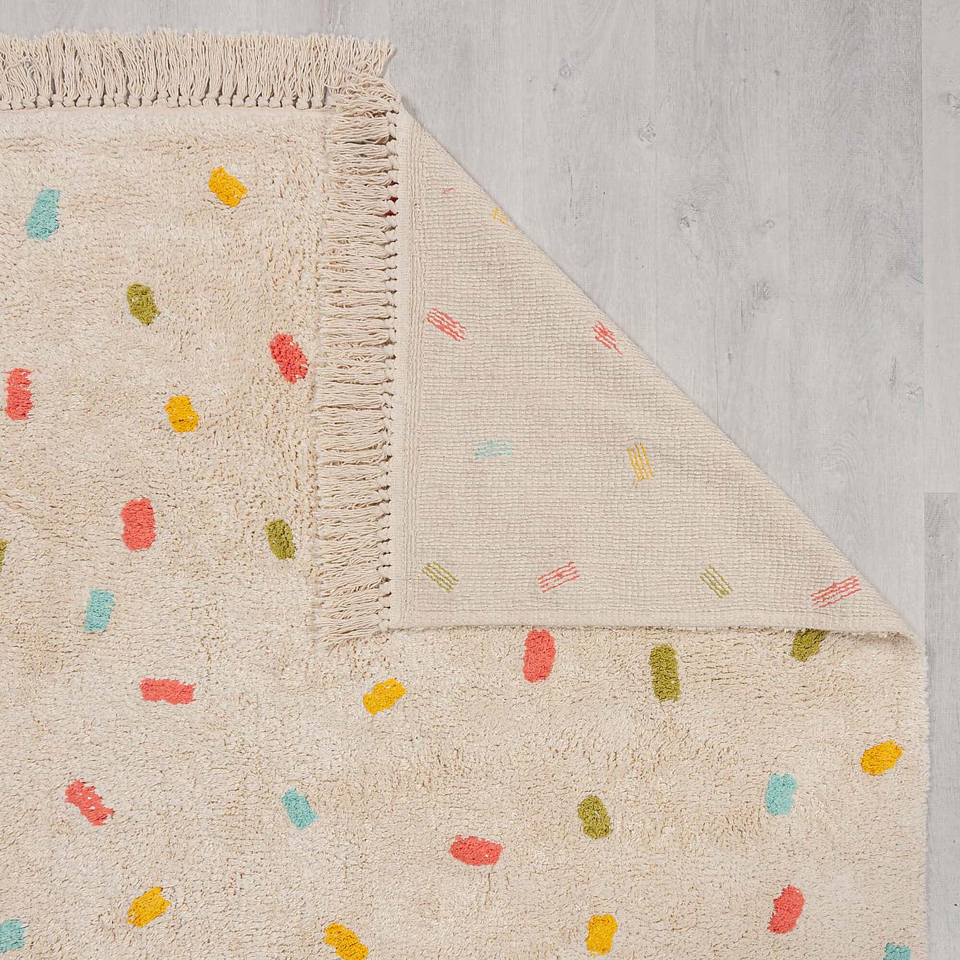 Confetti Berber Kids Cotton Rug