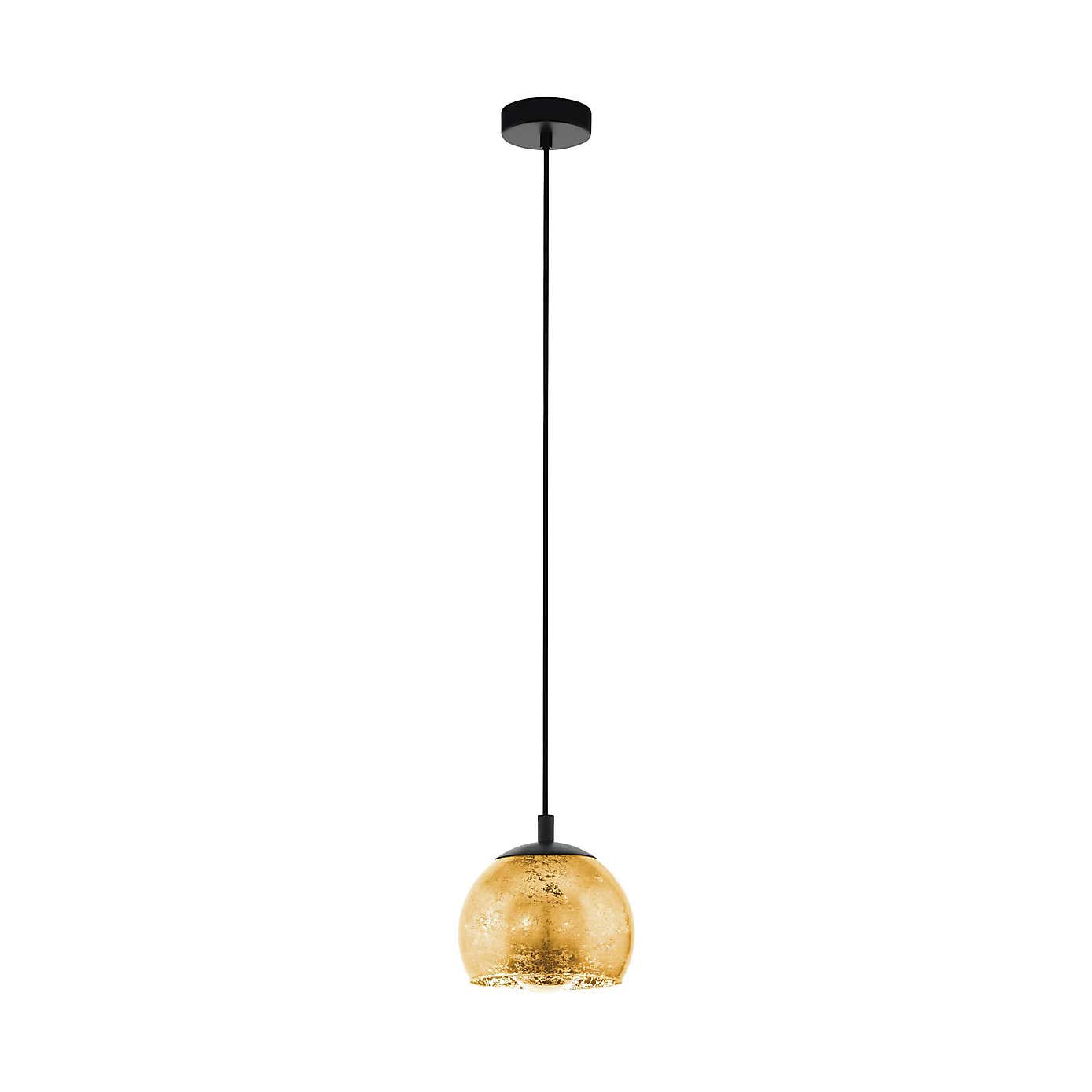 EGLO Albaraccin Glass Pendant Light