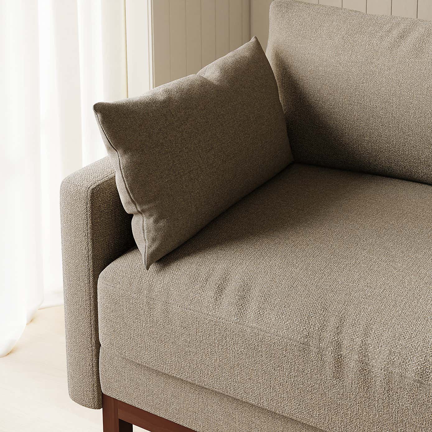 Morton Textured Weave 3 Seater Sofa