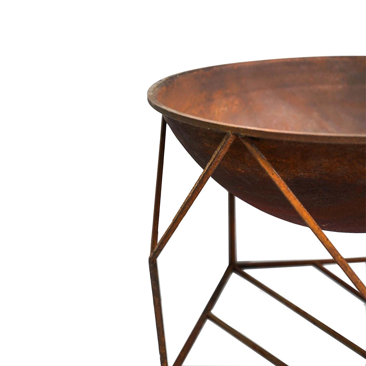 Buckingham Rust Iron Fire Bowl