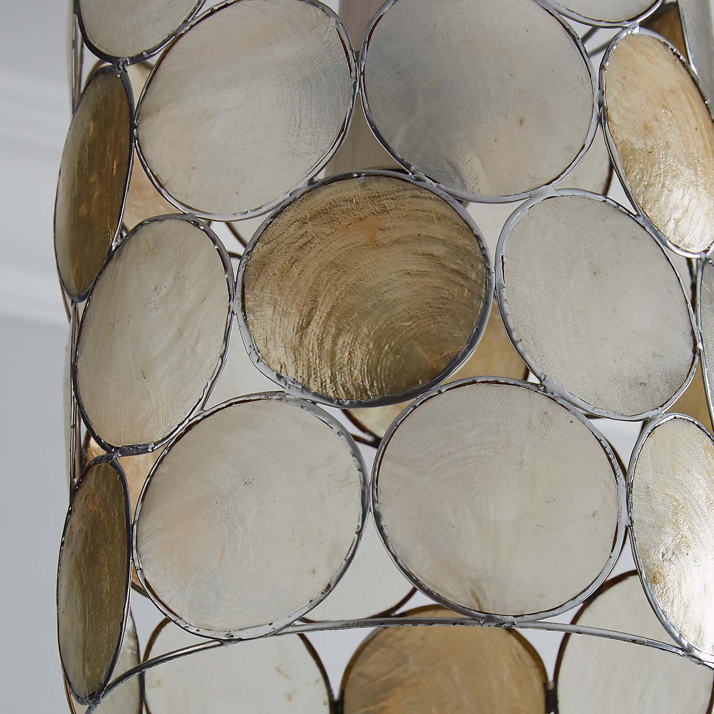 Capiz Champagne Easy Fit Pendant Shade