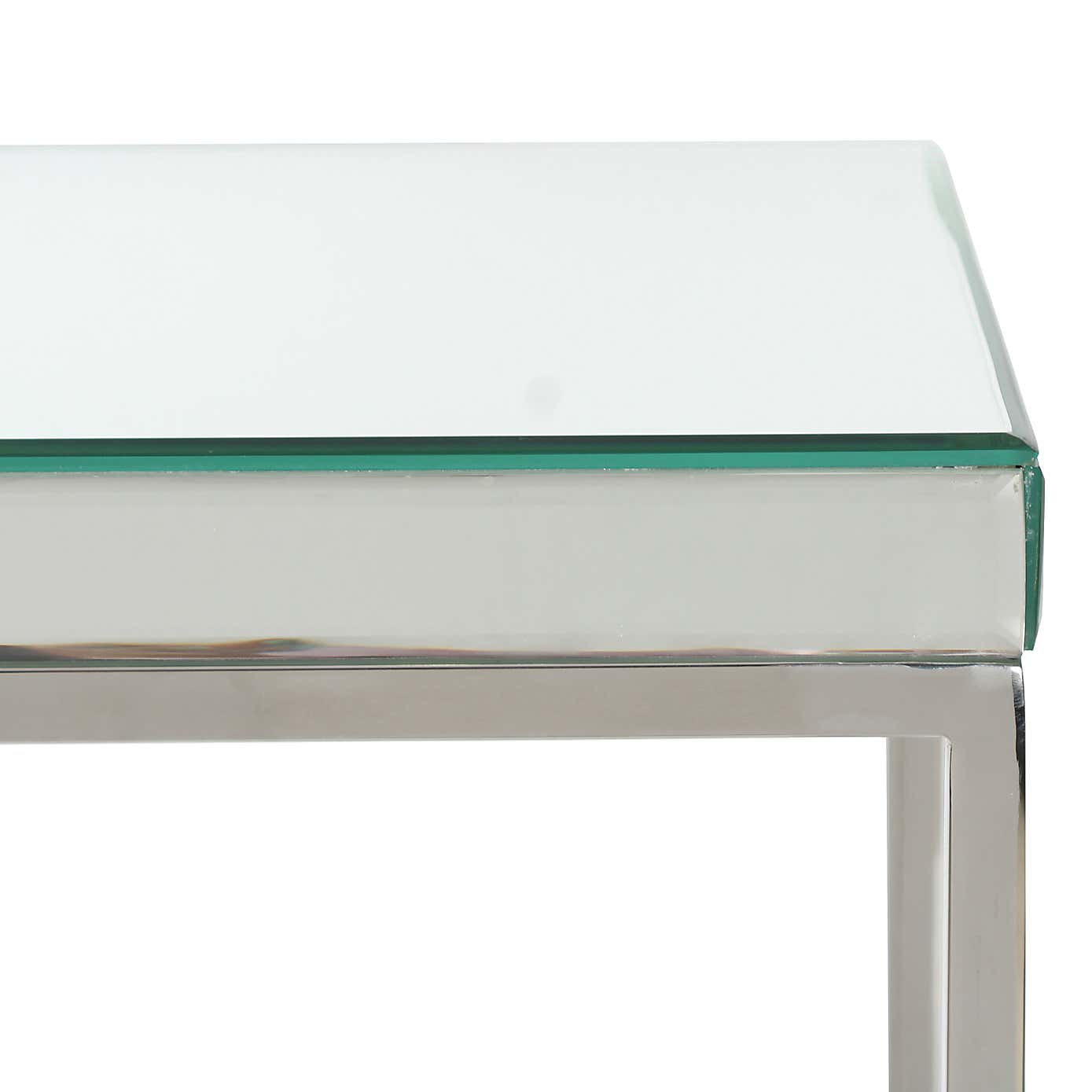 Elysee Square Coffee Table, Mirrored Glass
