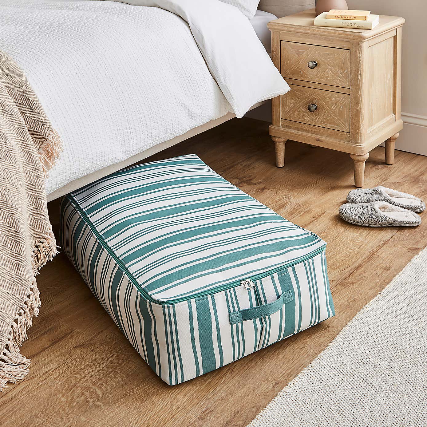 Coastal Stripe Underbed Bag