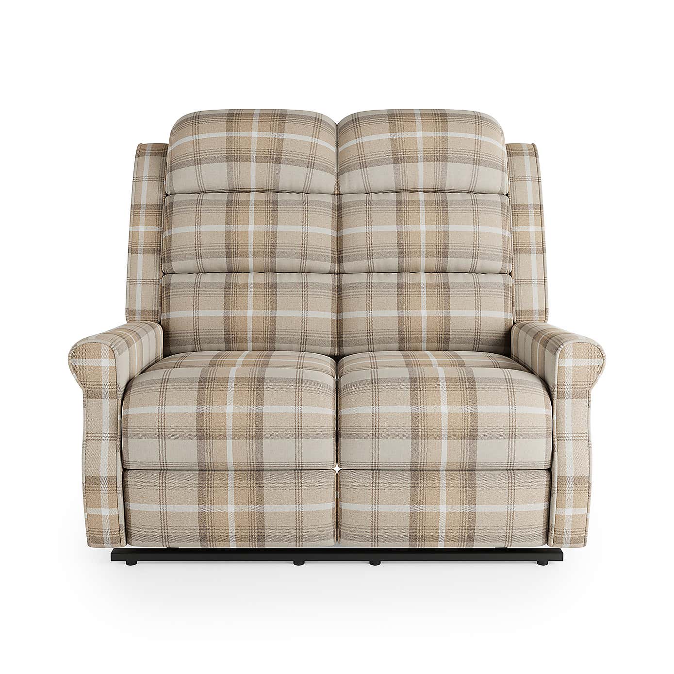 Edith 2 Seater Electric Recliner Check Print