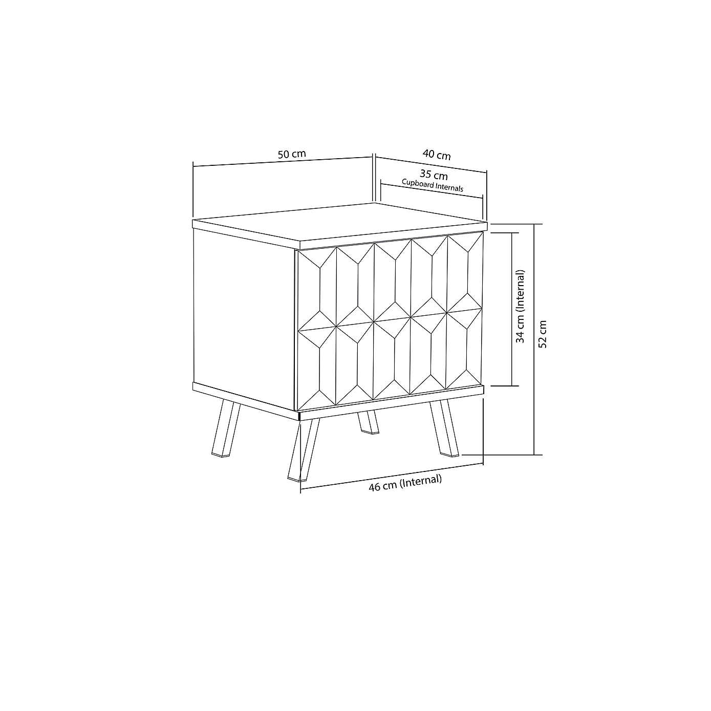 Elevate Smart 1 Door Lamp Table