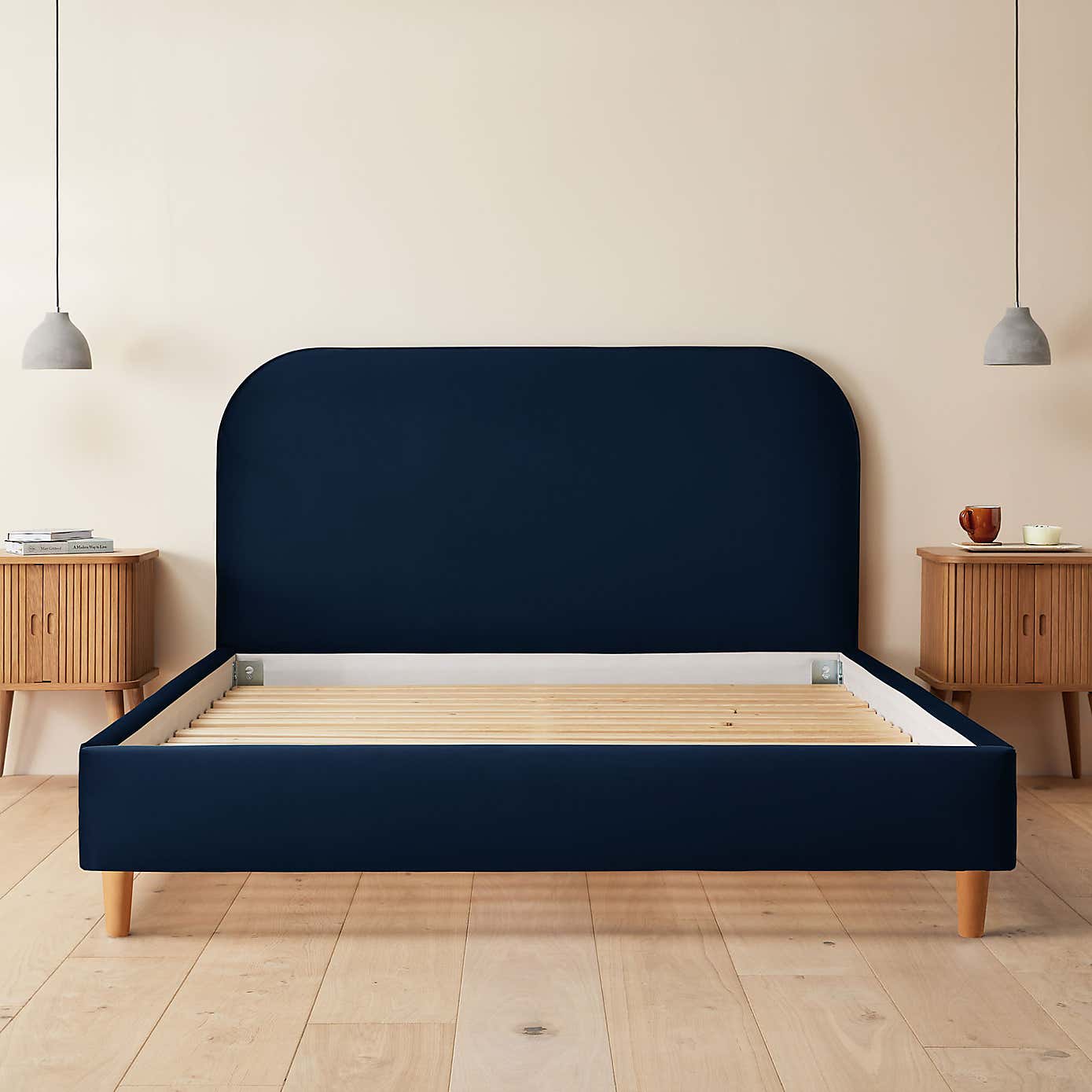 Silentnight Fara Bed Frame, Velvet