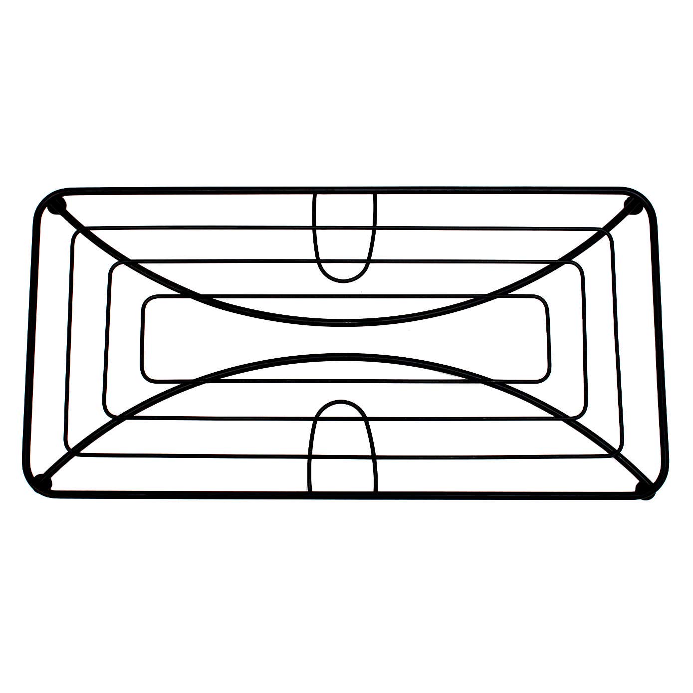 Black Double Pan Trivet