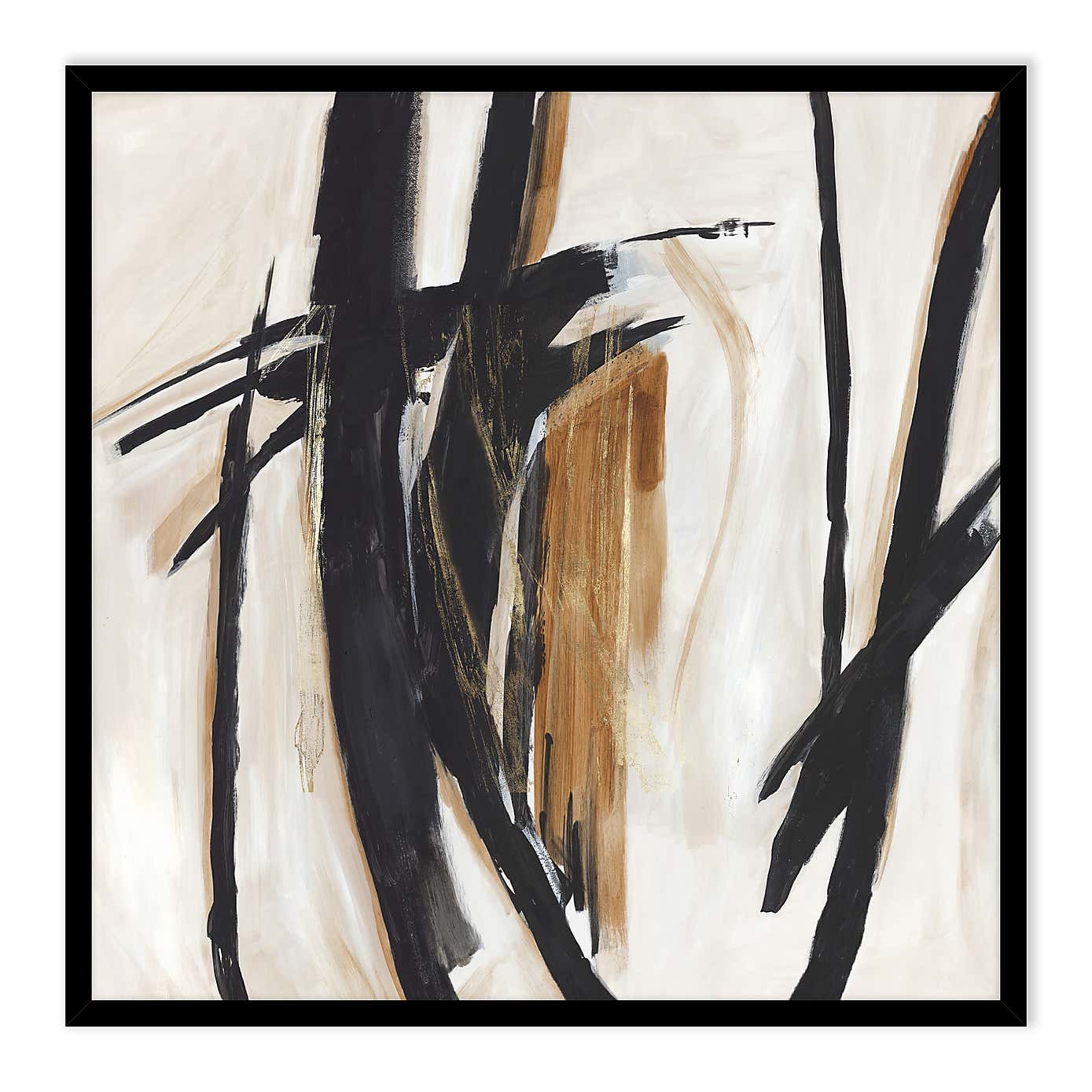 Black Expression Framed Print