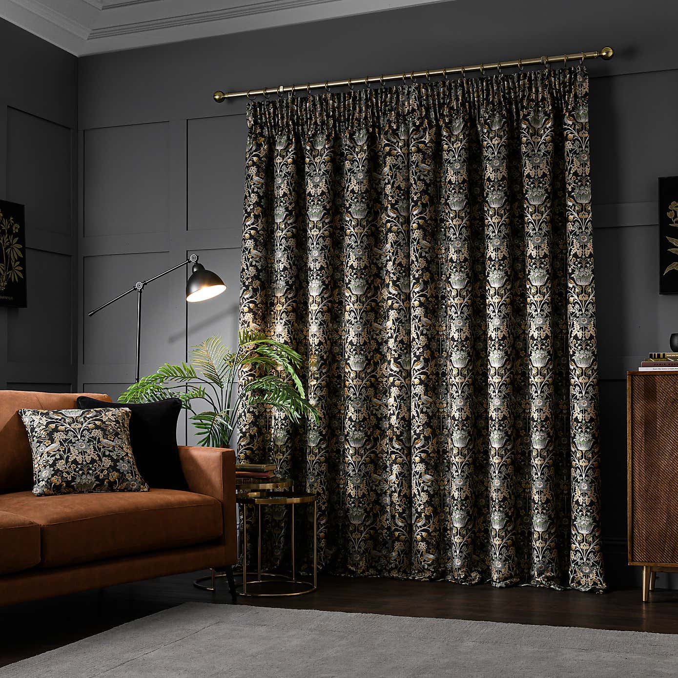 Highclere Pencil Pleat Curtains