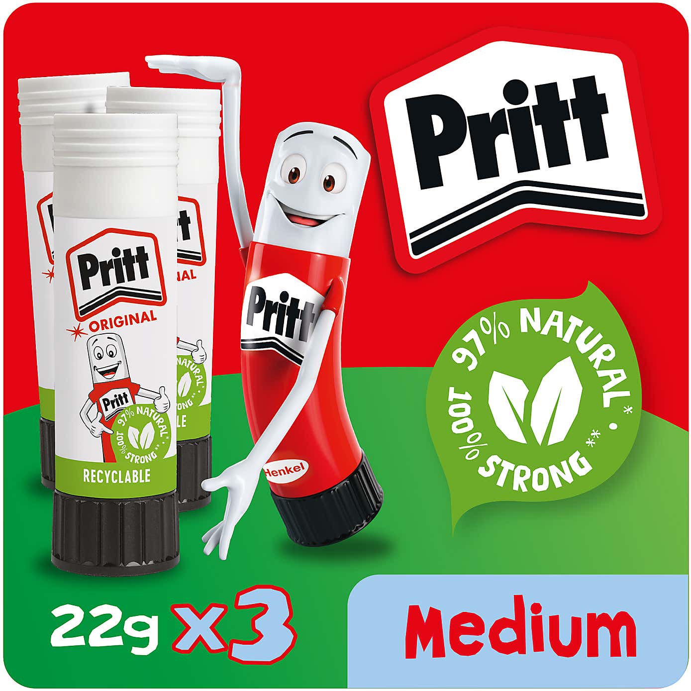 Pritt Stick x3 22g