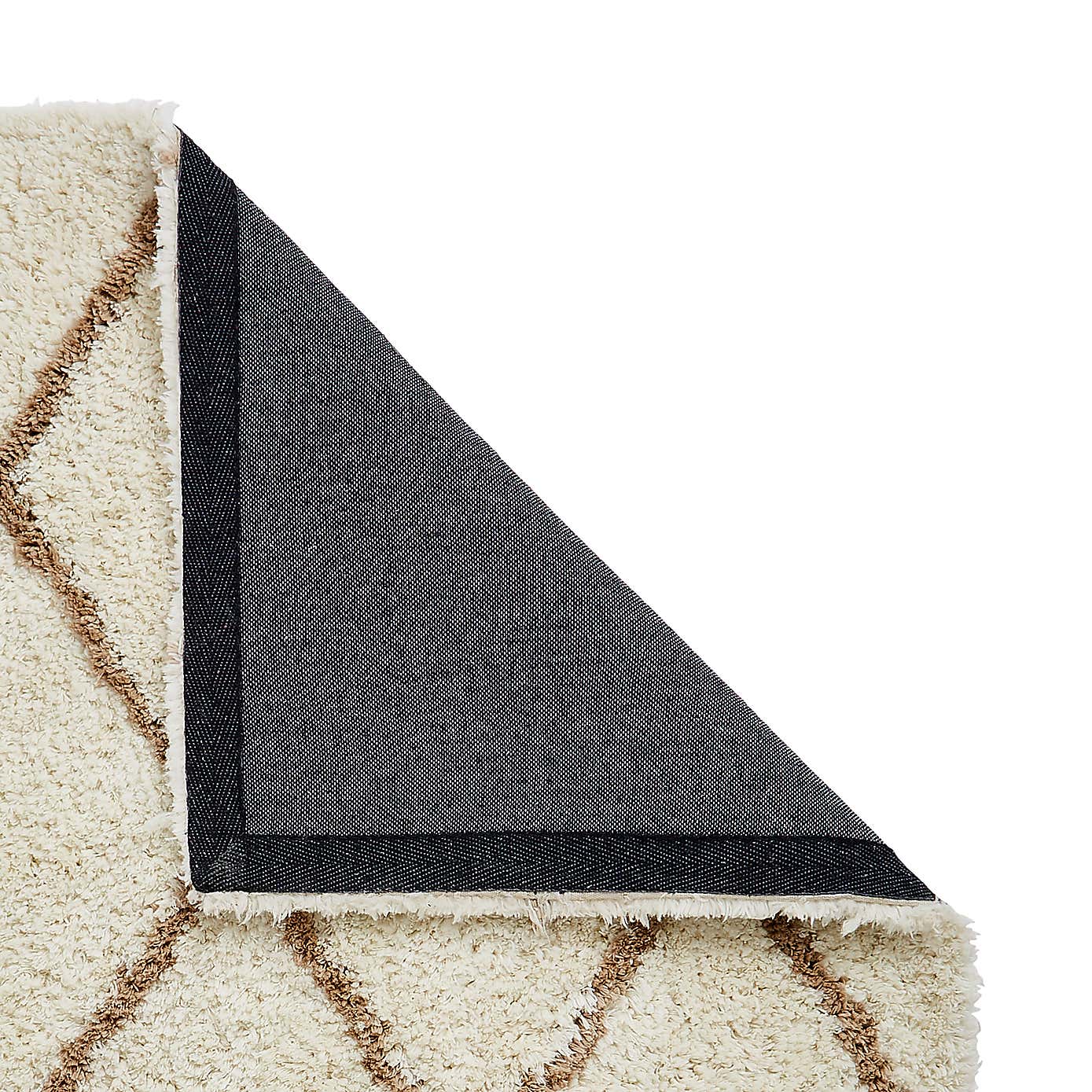 Diamond Berber Shaggy Rug