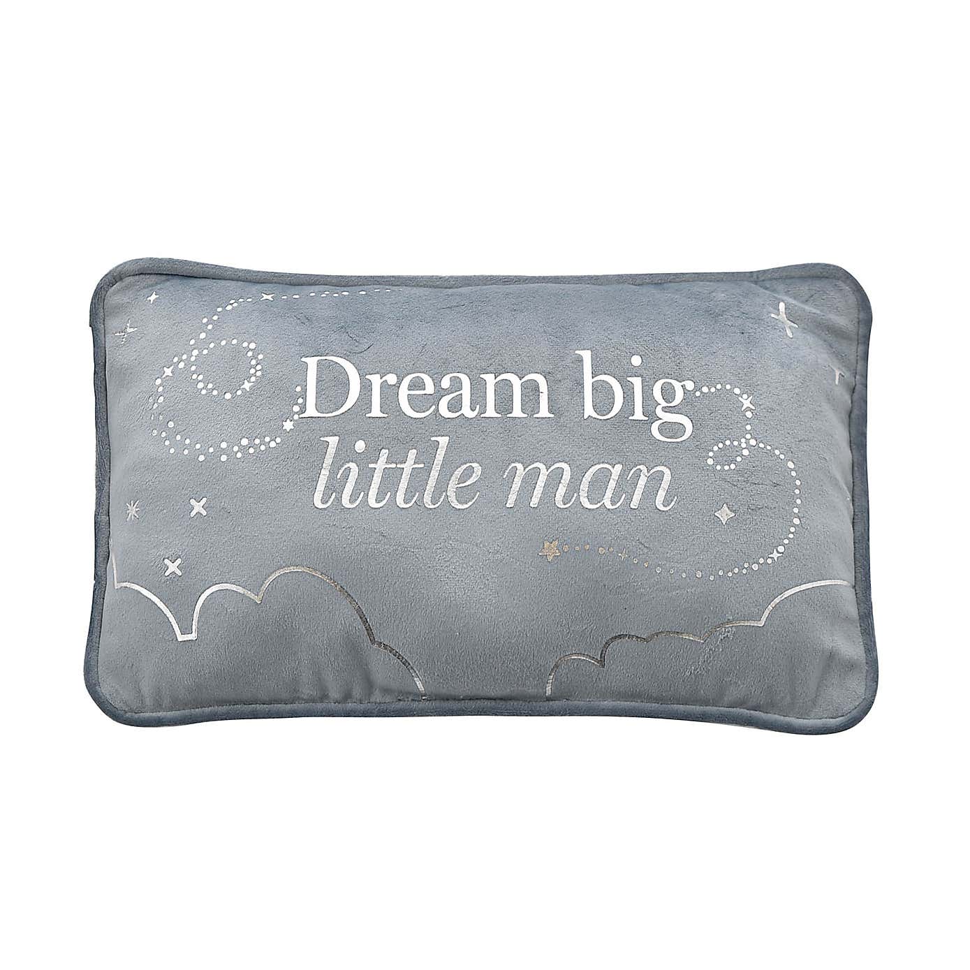 Bambino Little Man Velvet Cushion