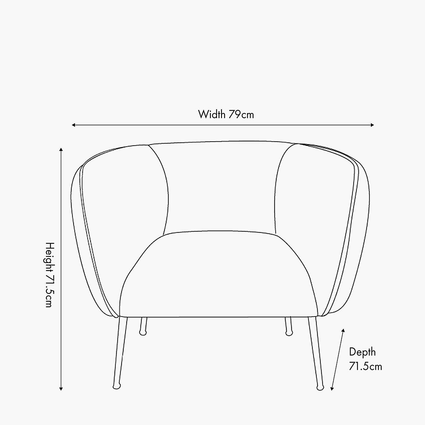 Lucca Velvet Tub Chair