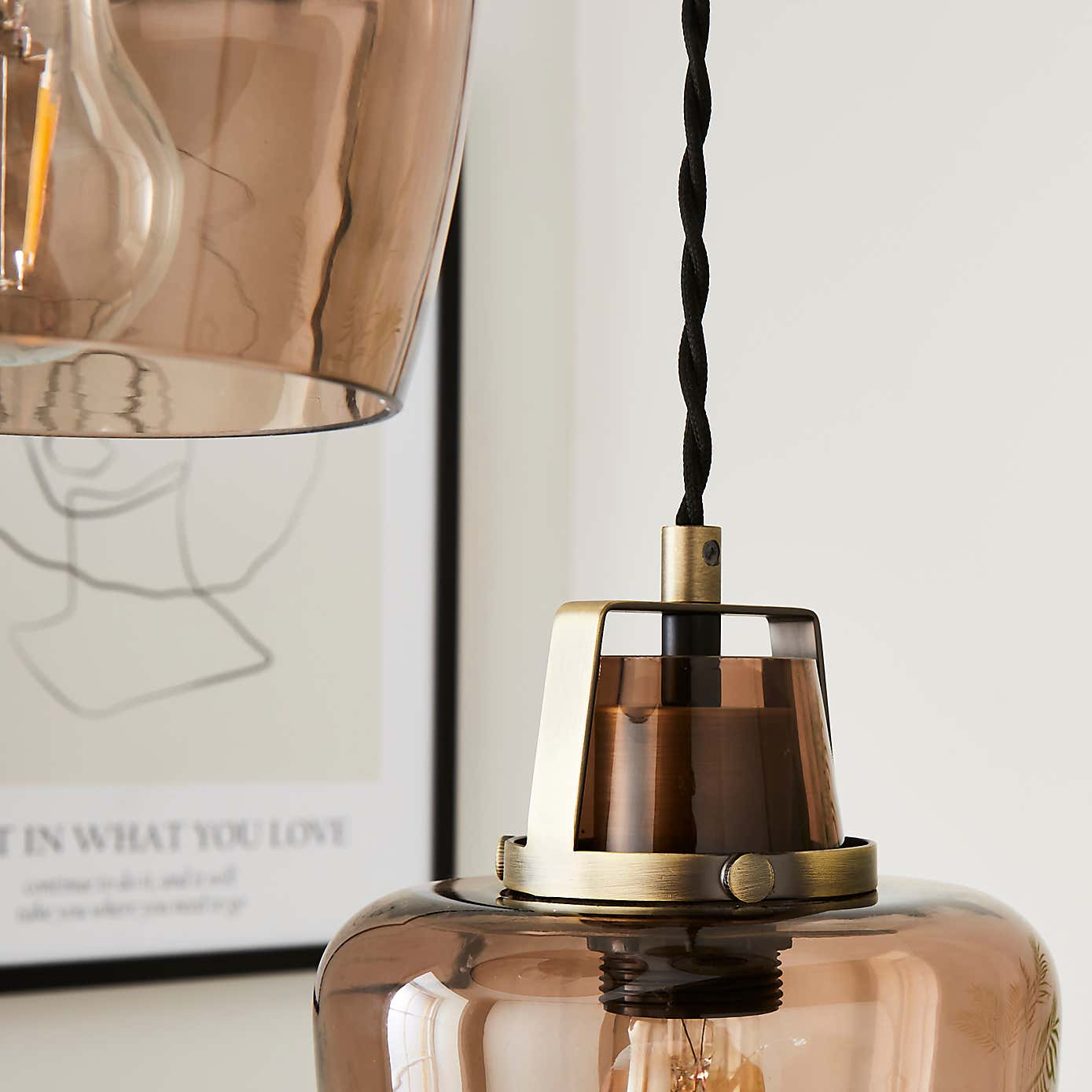 Auburn Industrial 3 Light Adjustable Cluster Ceiling Light