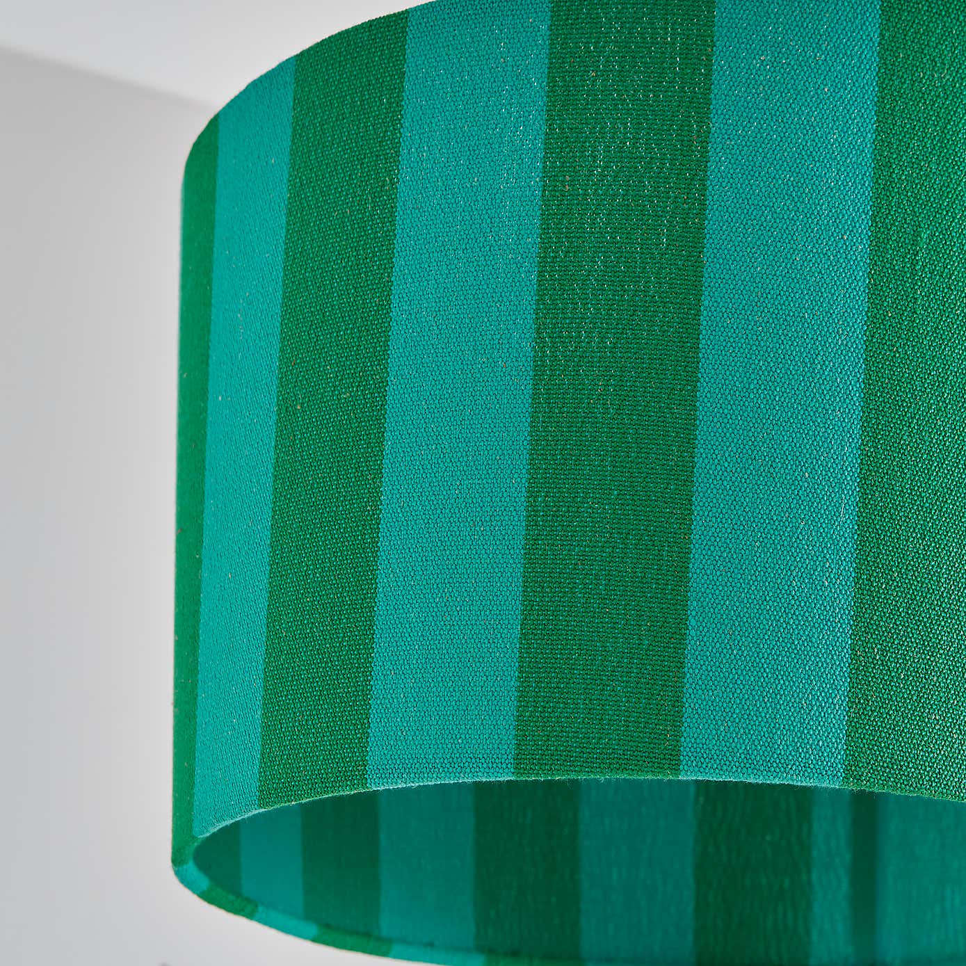 Beatrice Stripe Drum Lamp Shade