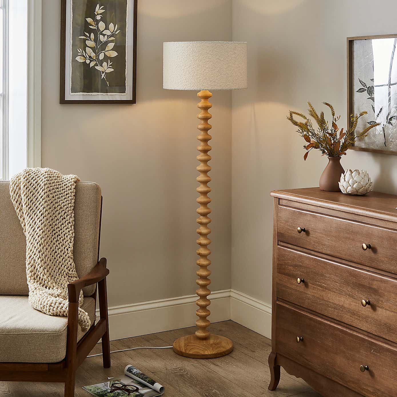 Churchgate Woodhouse Drum Lamp Shade