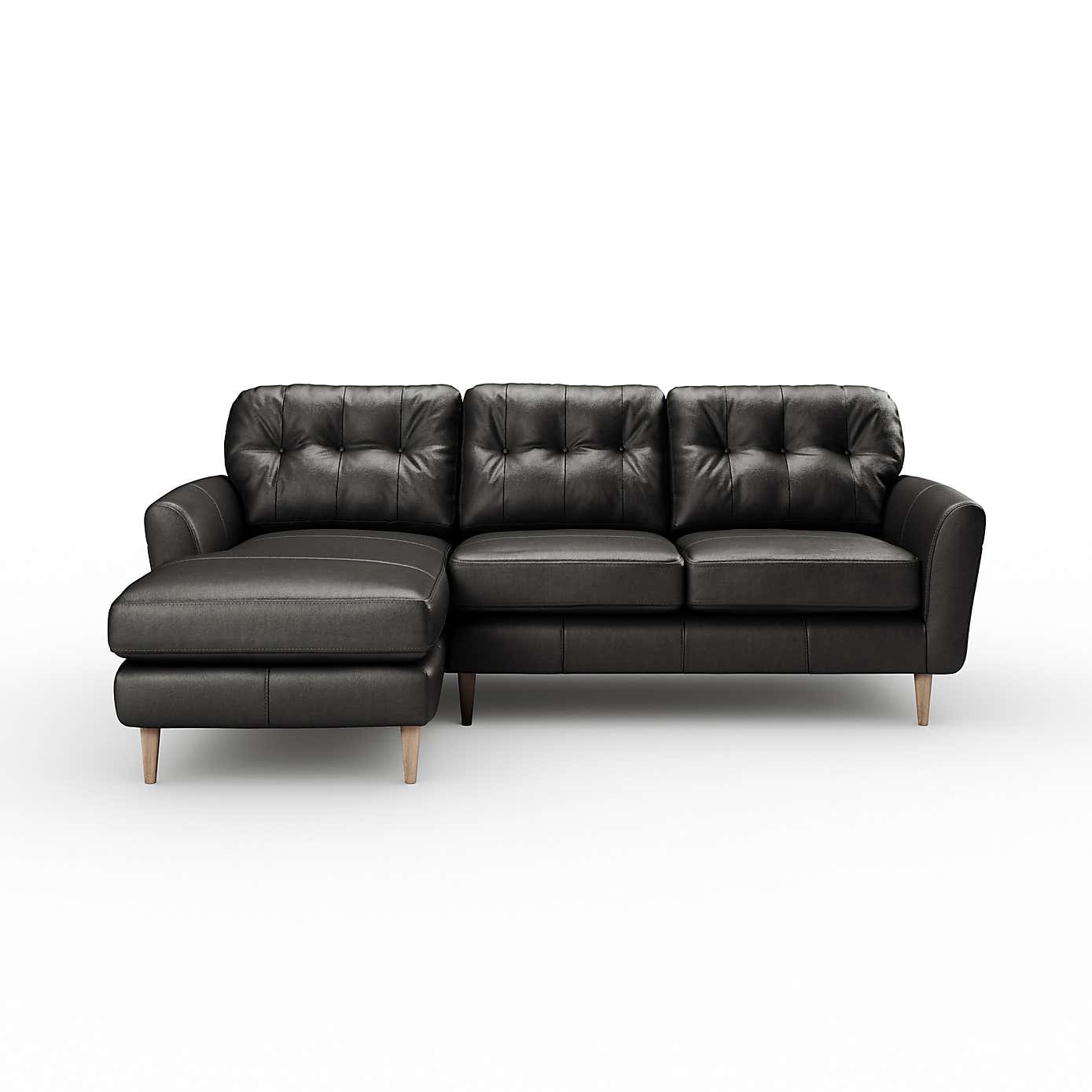Sven Vintage Leather Large Corner Chaise Sofa