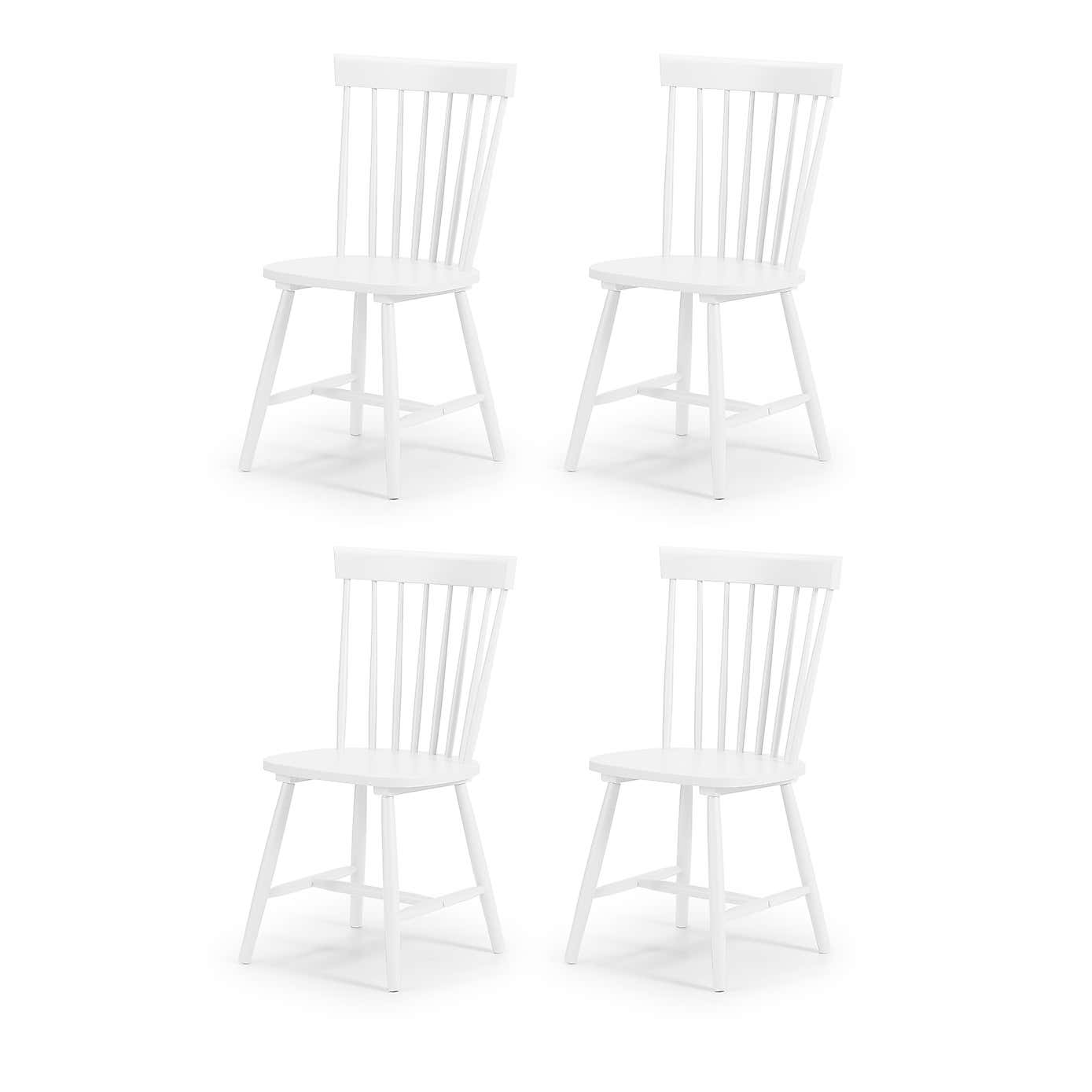 Torino Set of 4 Chairs Black