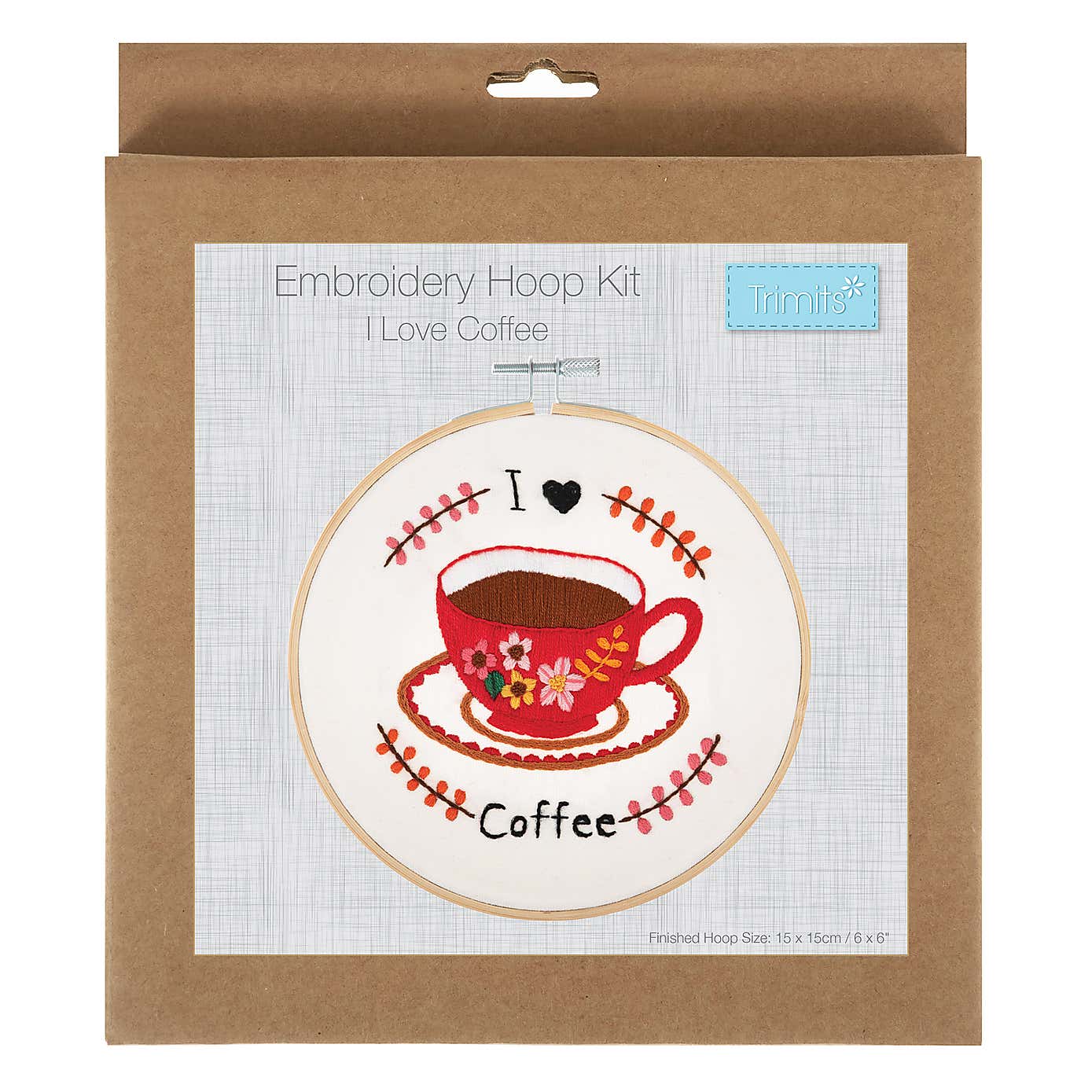 Embroidery Kit I Love Coffee