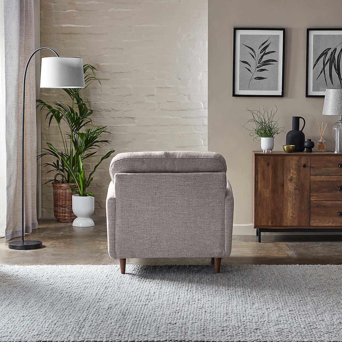 Sven Tonal Weave Snuggle Chair