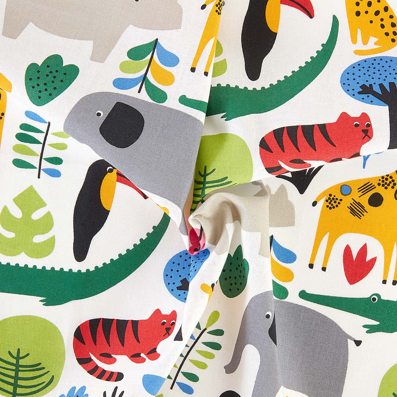 By the Metre Elements Scandi Jungle Craft Cotton