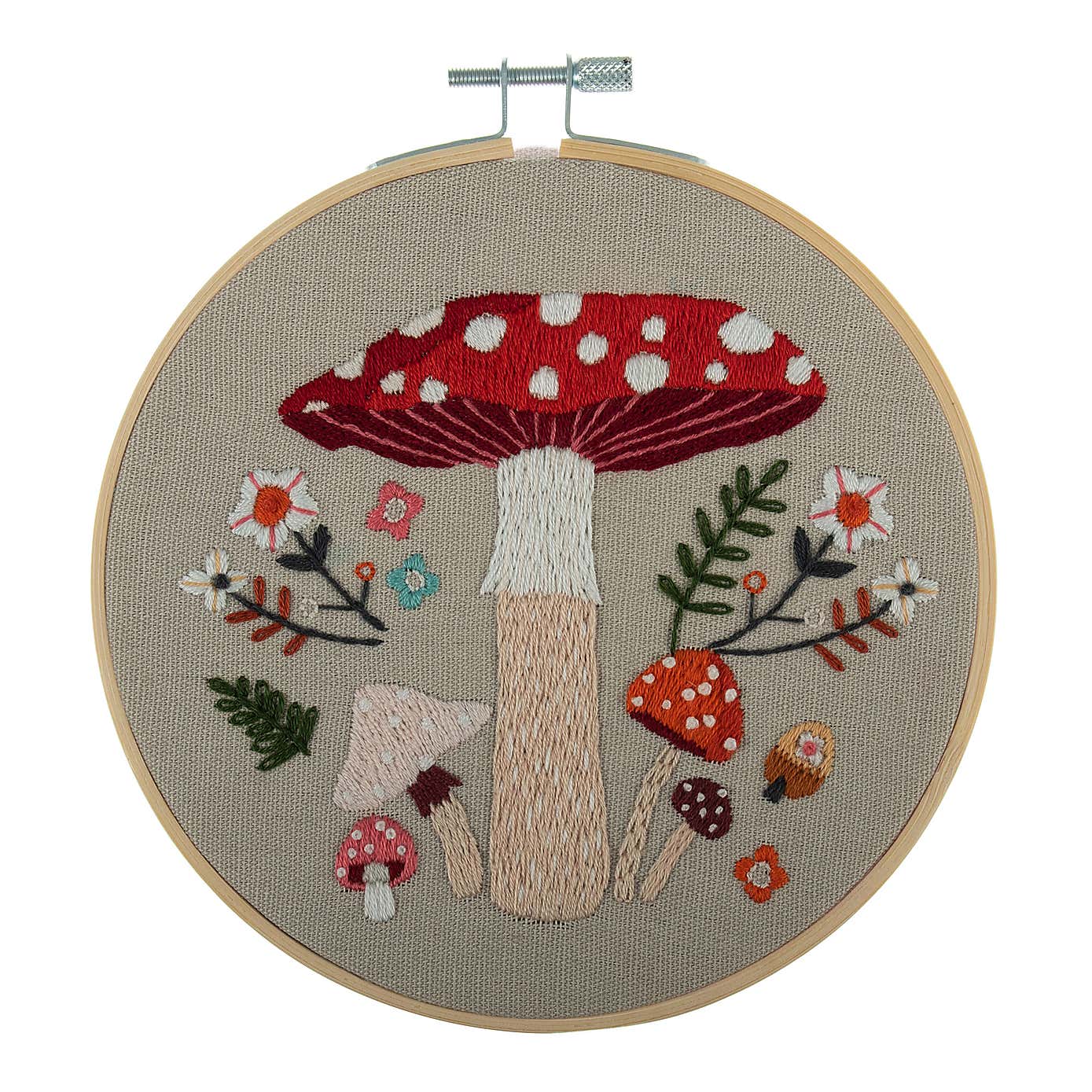 Embroidery Kit Toadstool