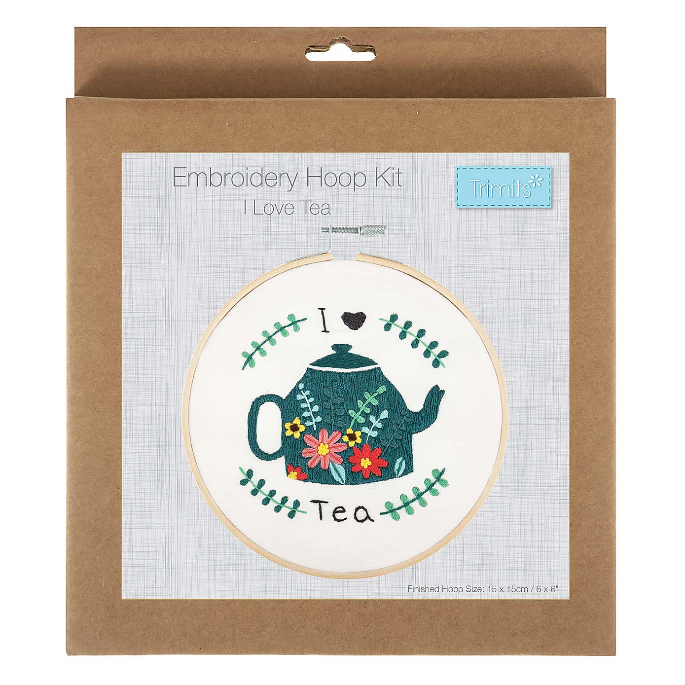 Embroidery Kit I Love Tea