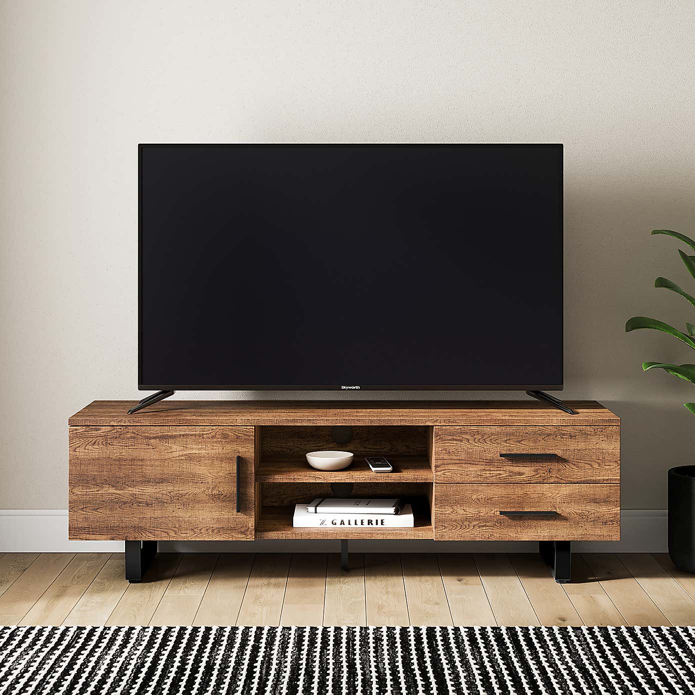 Freddie TV Unit Oak Effect