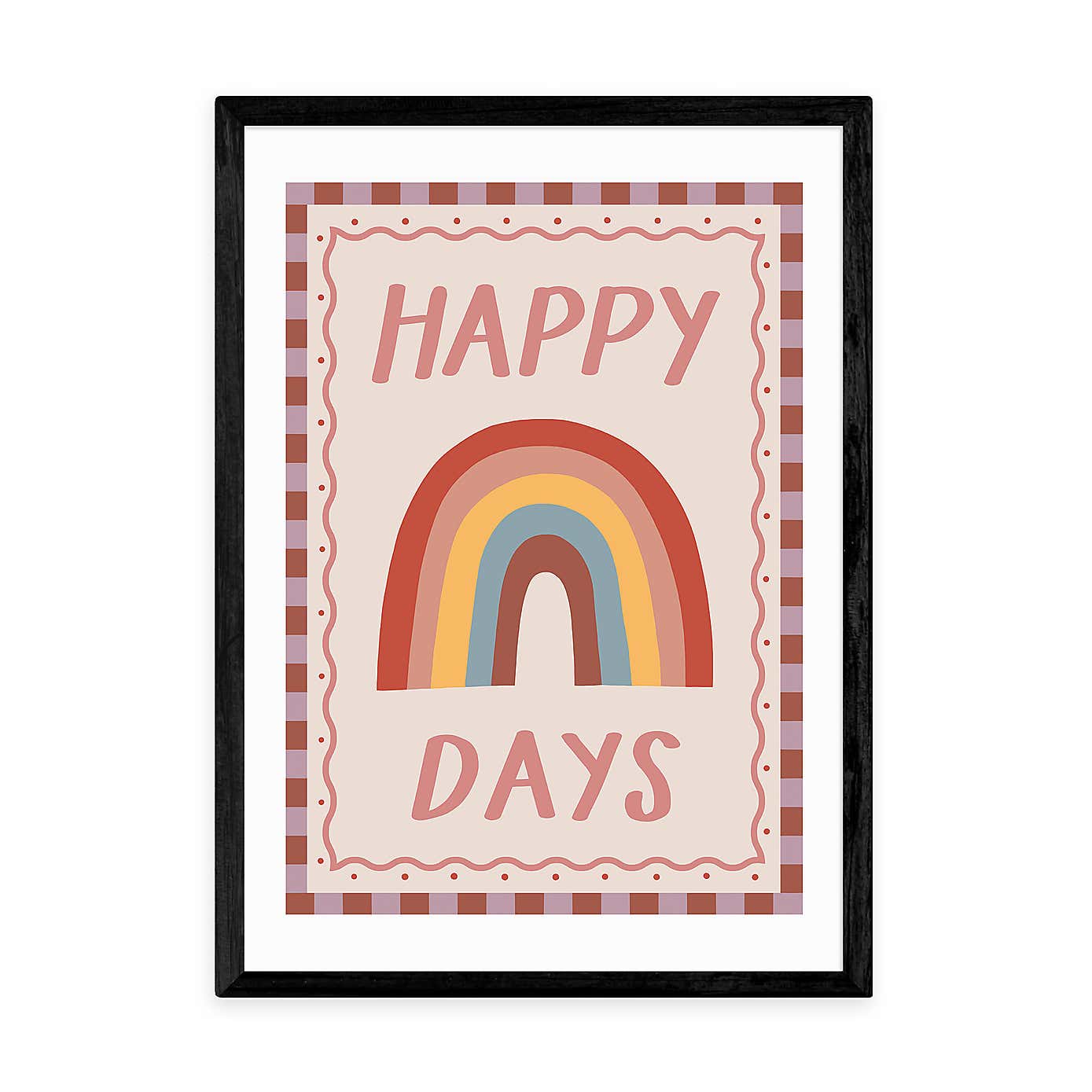 East End Prints Happy Days Print by Kid of the Village