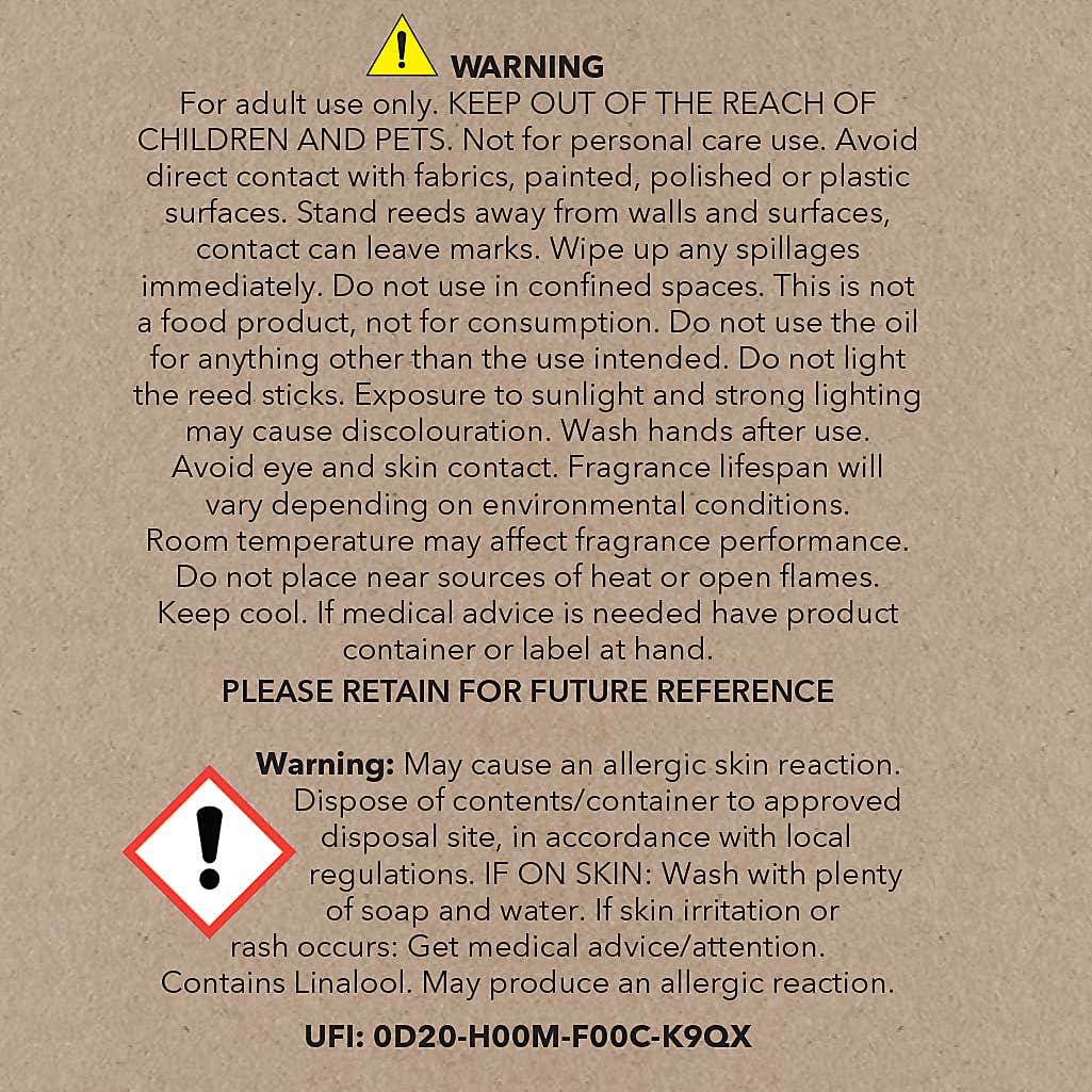 Black Tea and Patchouli Diffuser