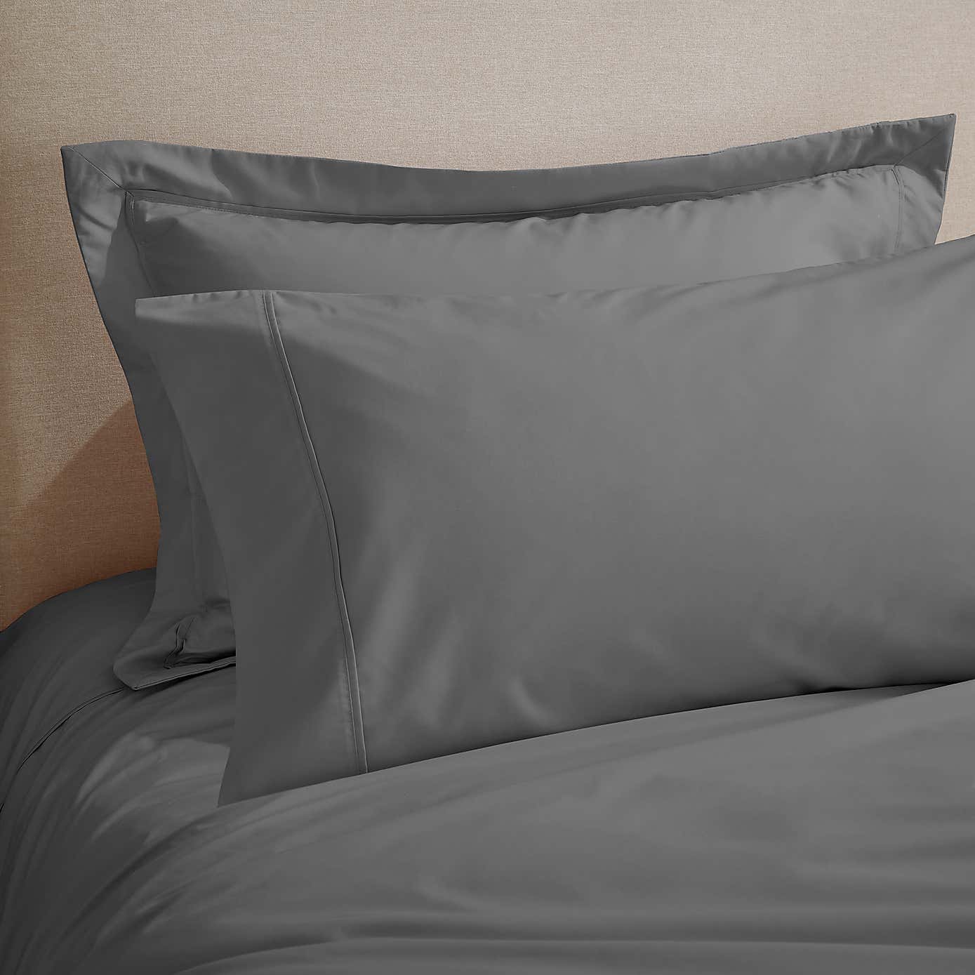 Dorma Crisp & Fresh 400 Thread Count Cotton Percale Kingsize Standard Pillowcase