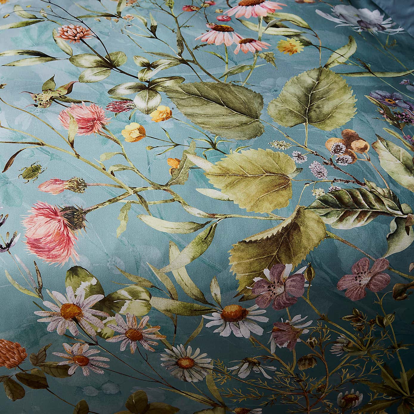 Dorma Meadow Breeze 100% Cotton Duvet Cover and Pillowcase Set