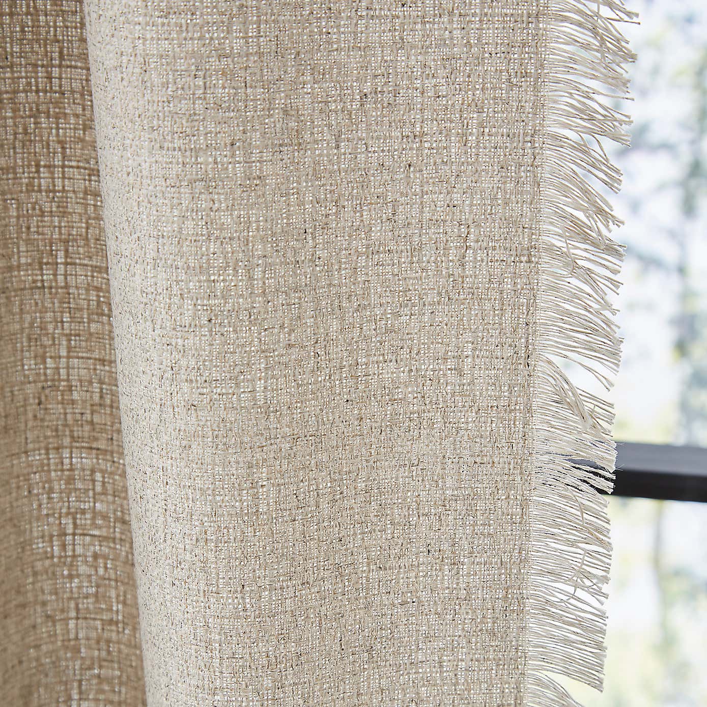 Bondi Raw Edge Slot Top Voile Panel