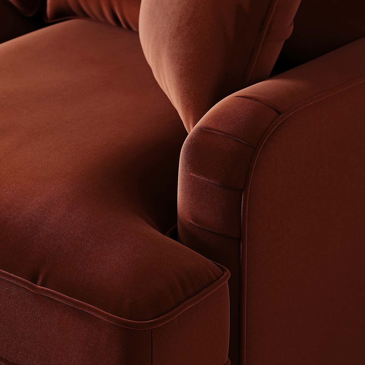 Beatrice Matte Velvet 4 Seater Corner Chaise Double Sofa Bed