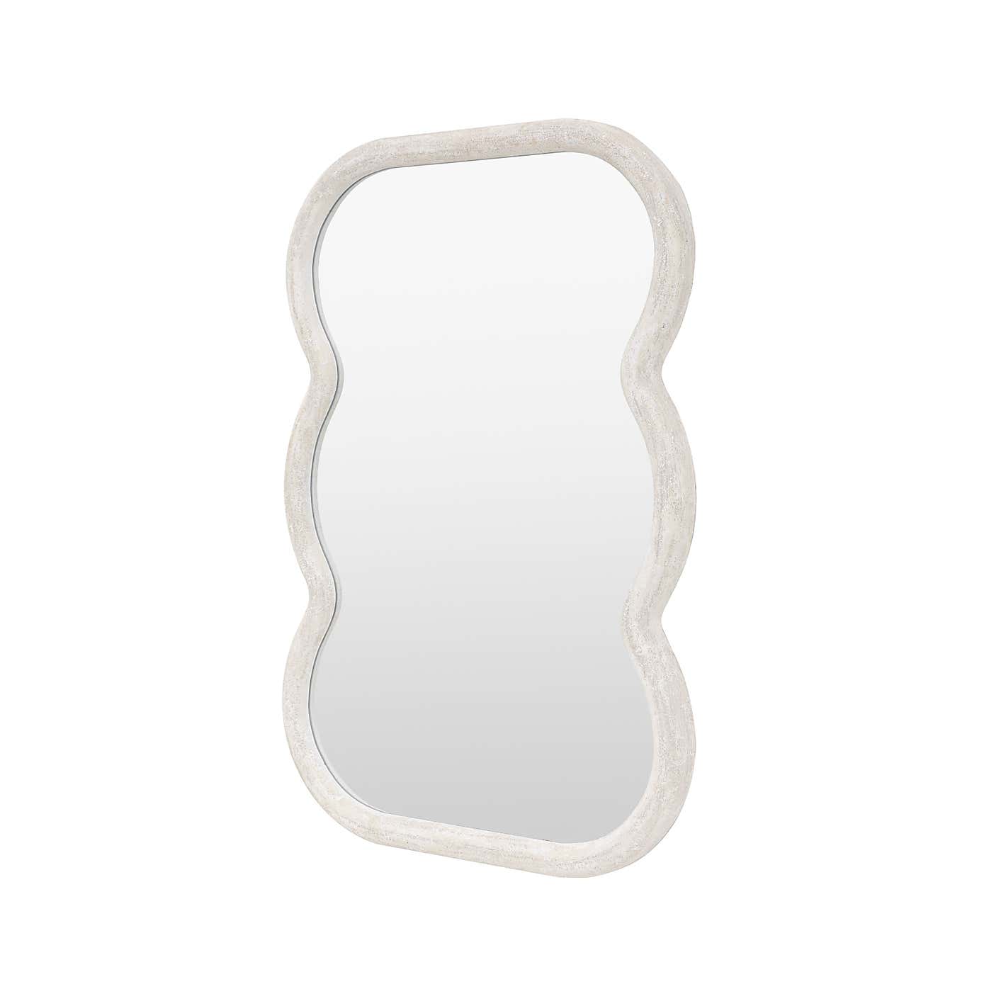 Arber Wavy Rectangle Wall Mirror