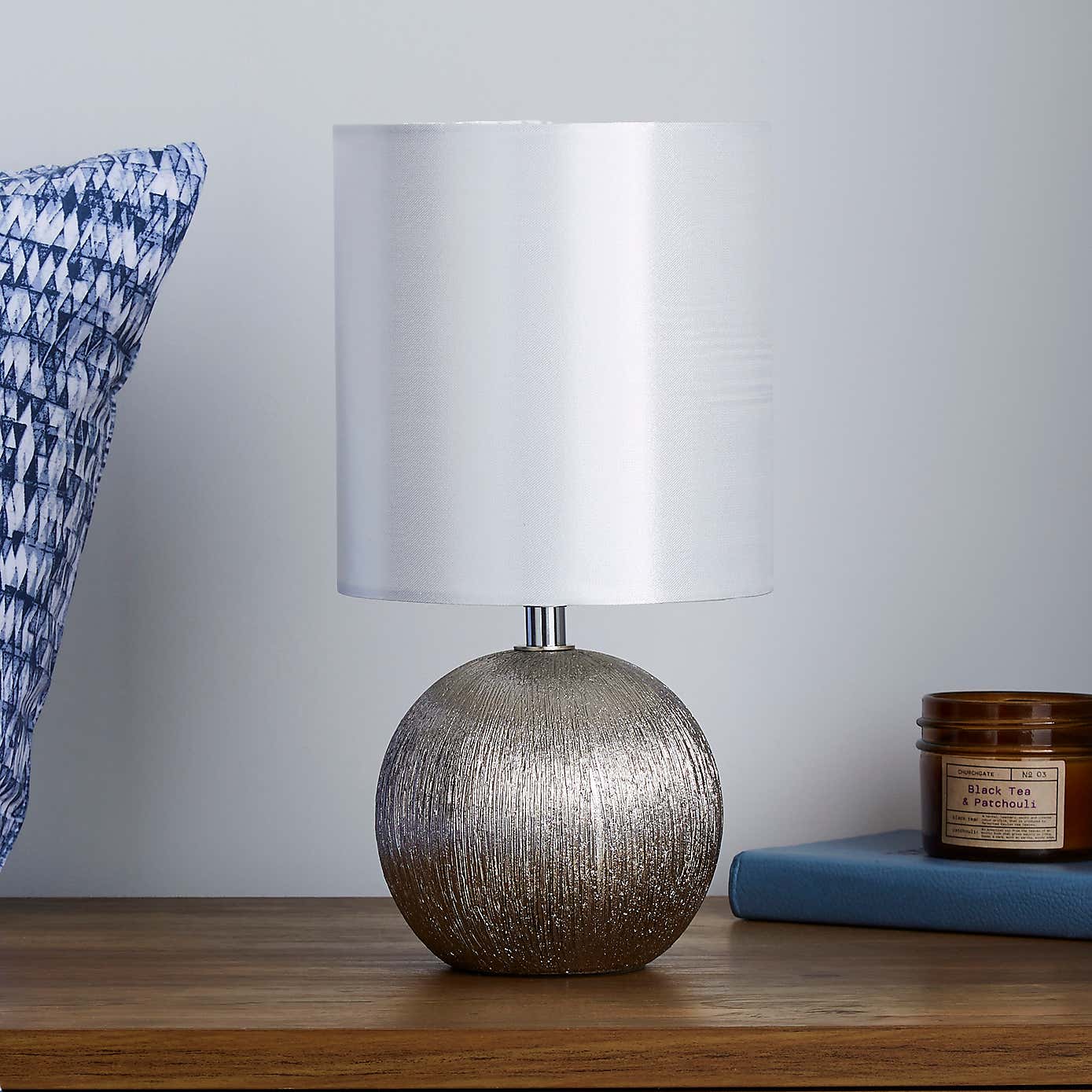 Adana Mini Ceramic IvoryTouch Dimmable Lamp