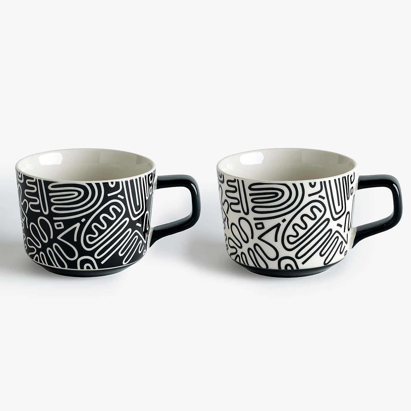 Set of 2 MissPrint Nazca Mugs