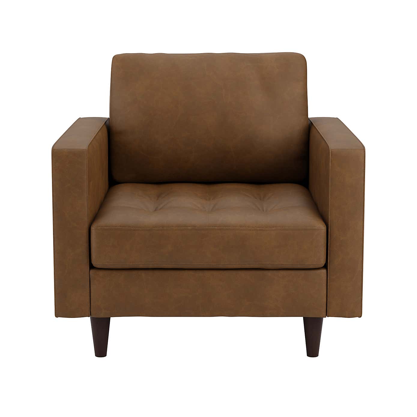 Zoe Faux Leather Armchair