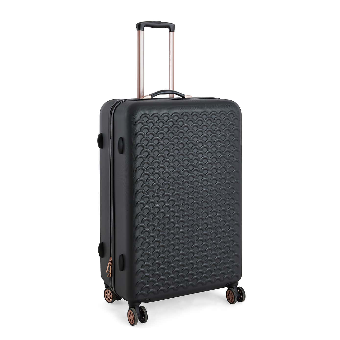 Scalloped Hard Shell Suitcase