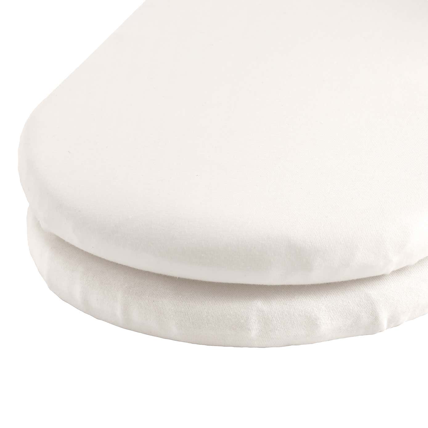 Pack of 2 Plain 100% Cotton Jersey Fitted Sheets