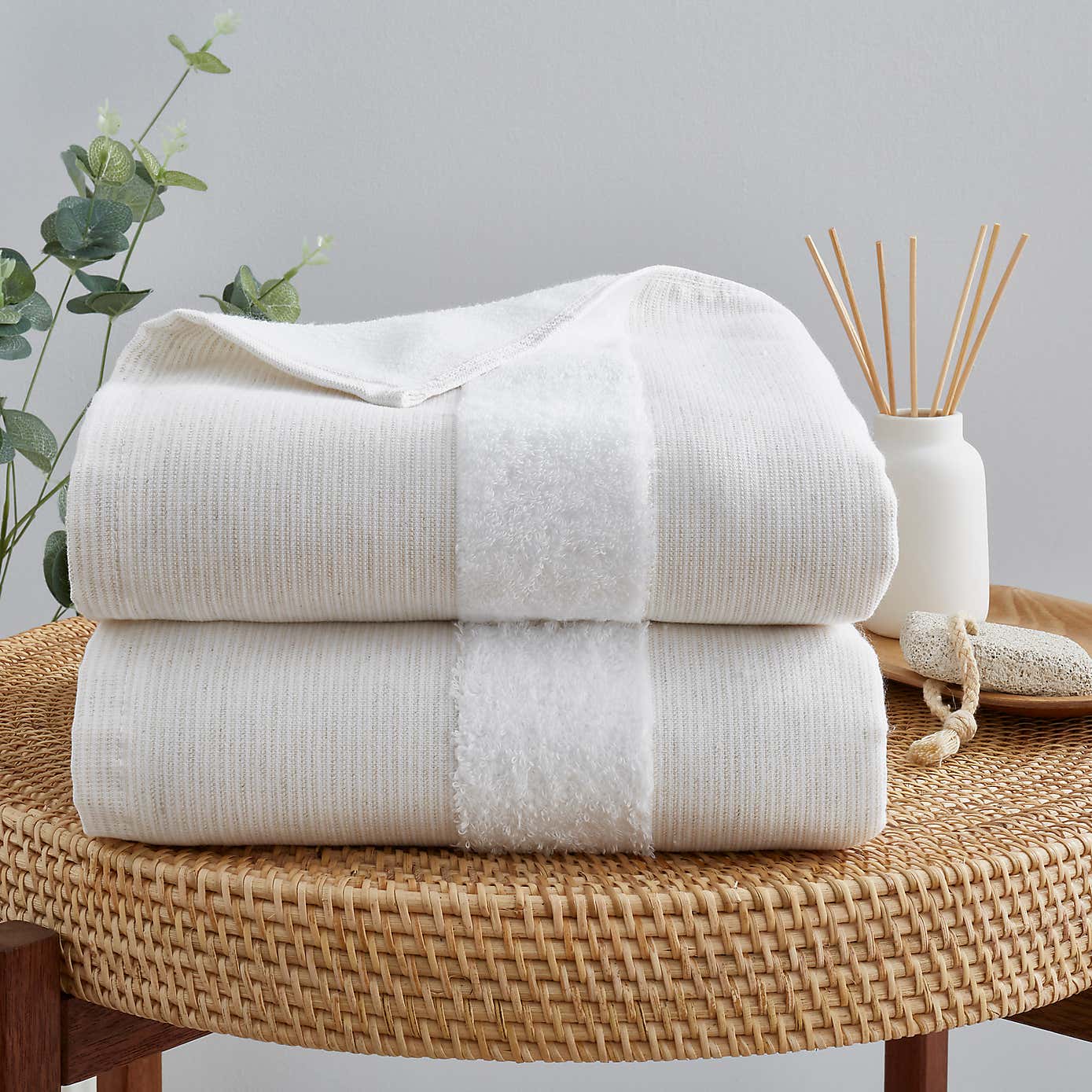Hamam Linen Blend Bath Towel