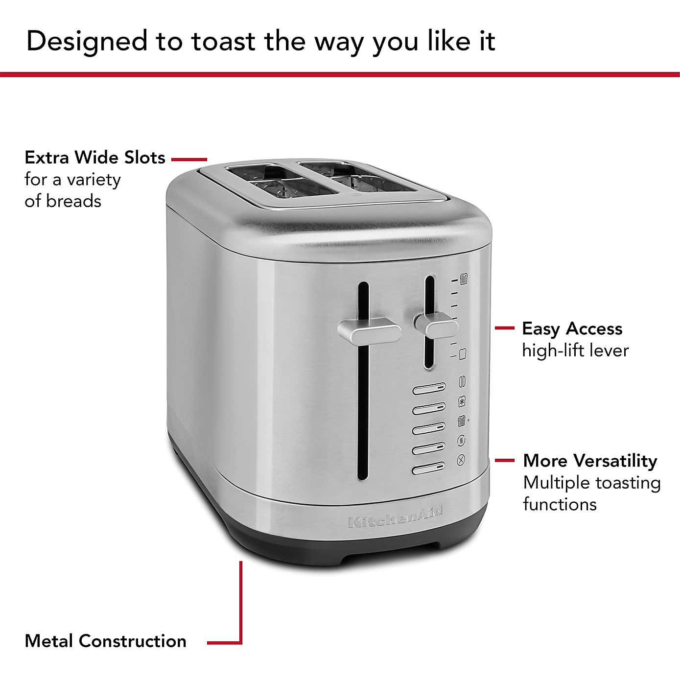 KitchenAid 2 Slice Toaster