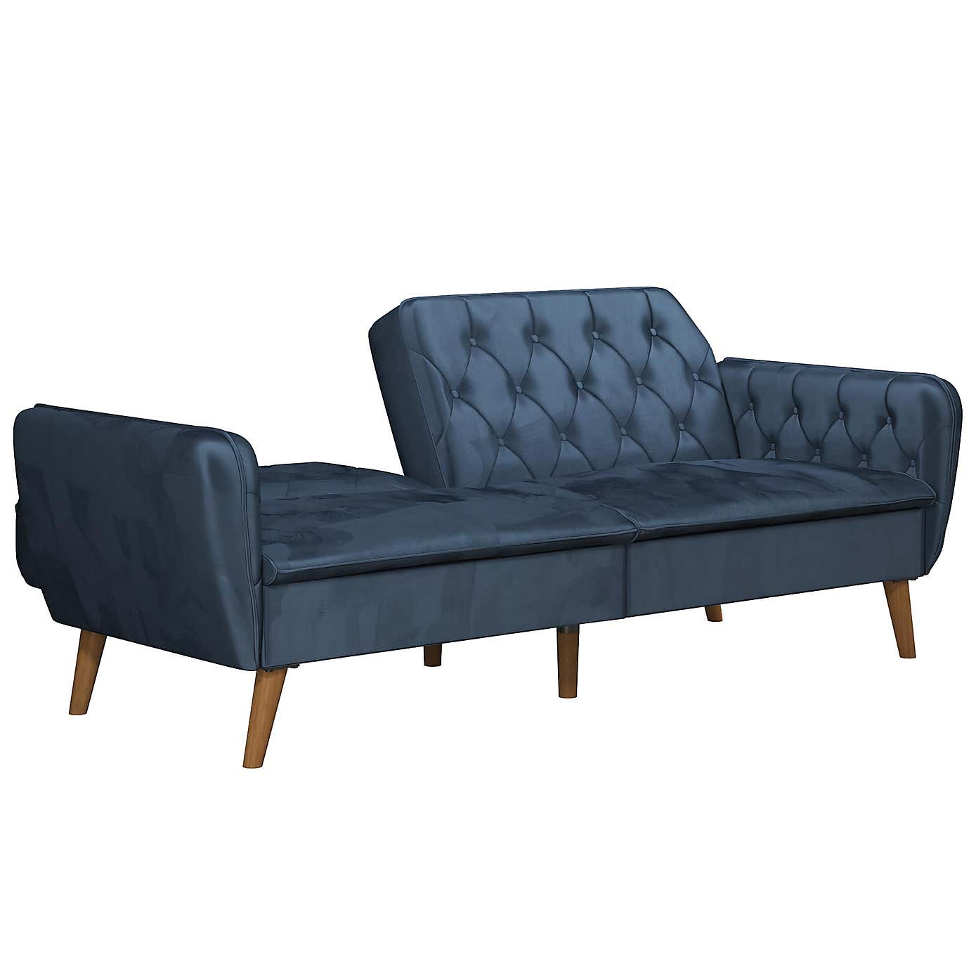 Tallulah Velvet Memory Foam Futon