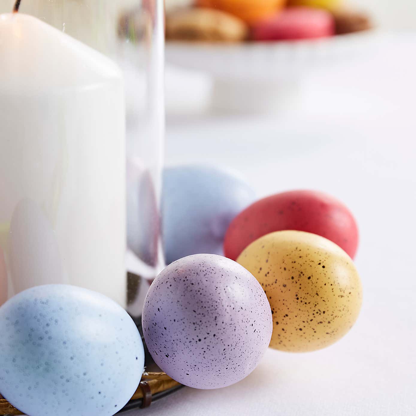 Easter Egg Glass Candle Holder