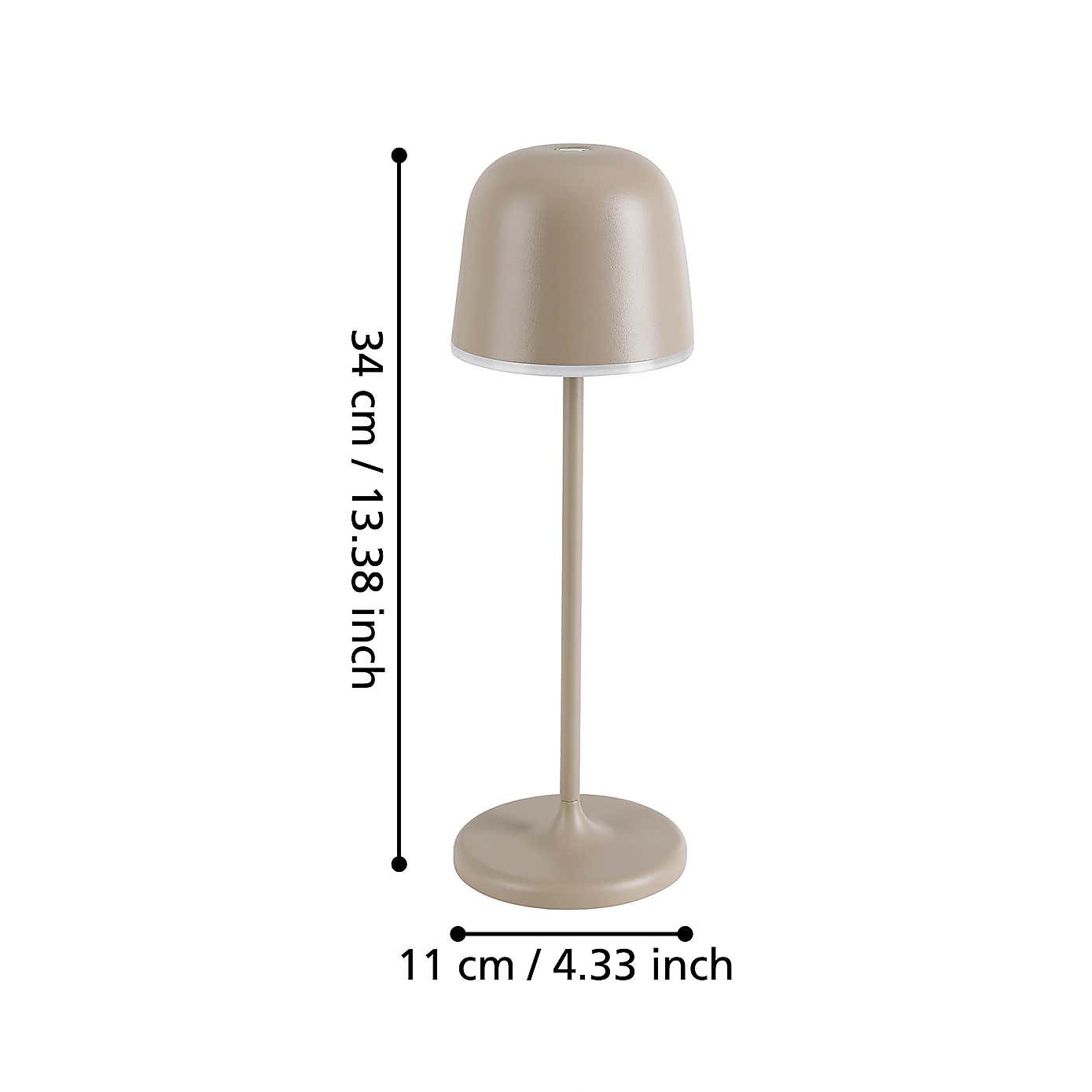 EGLO Mannera Touch Dimmable Table Lamp