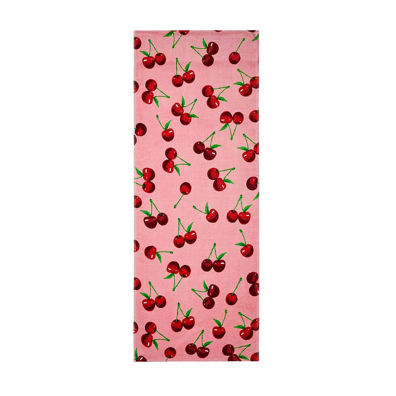 Catherine Lansfield Cherries Sun Lounger Beach Towel